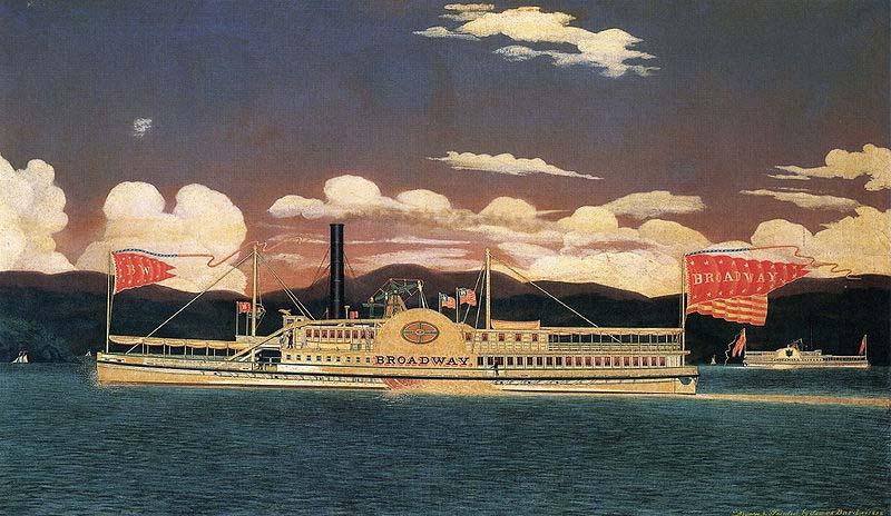 James Bard Steamer Broadway oil painting picture